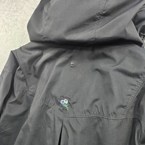 OBERMEYER Alpine Austin Womens Black Hooded Full Zip Jacket Coat Size 14 - Picture 15 of 16